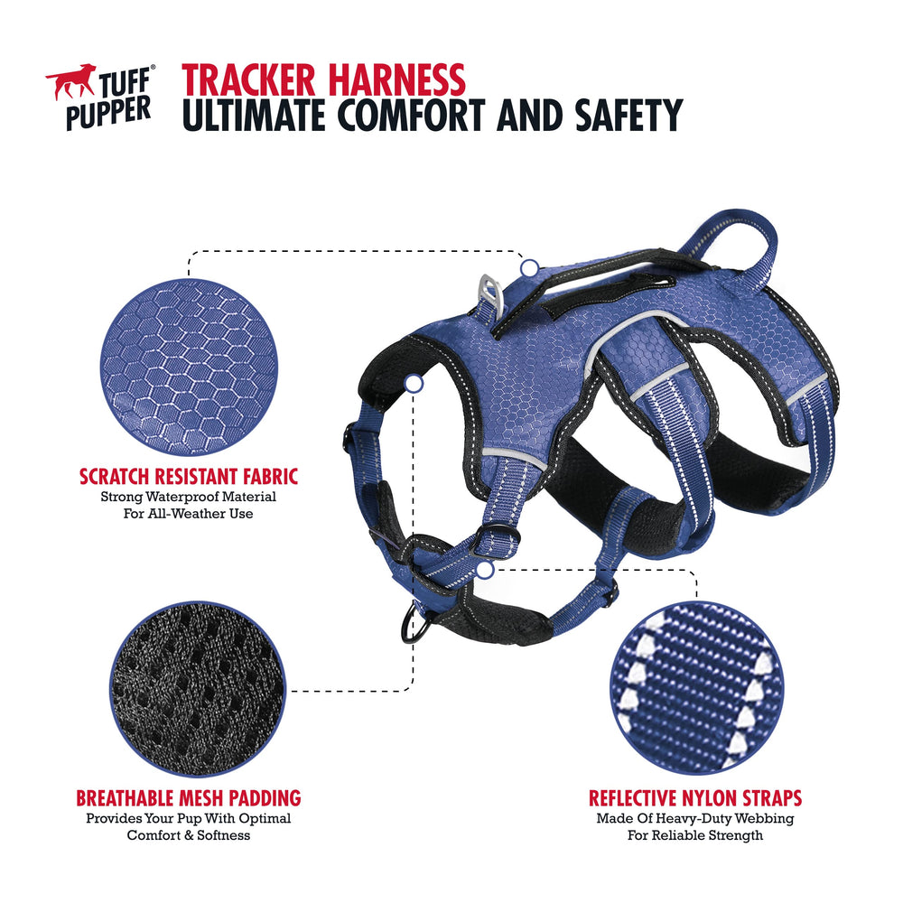 Tuff Pupper durable Oxford fabric and rustproof hardware for daily adventures