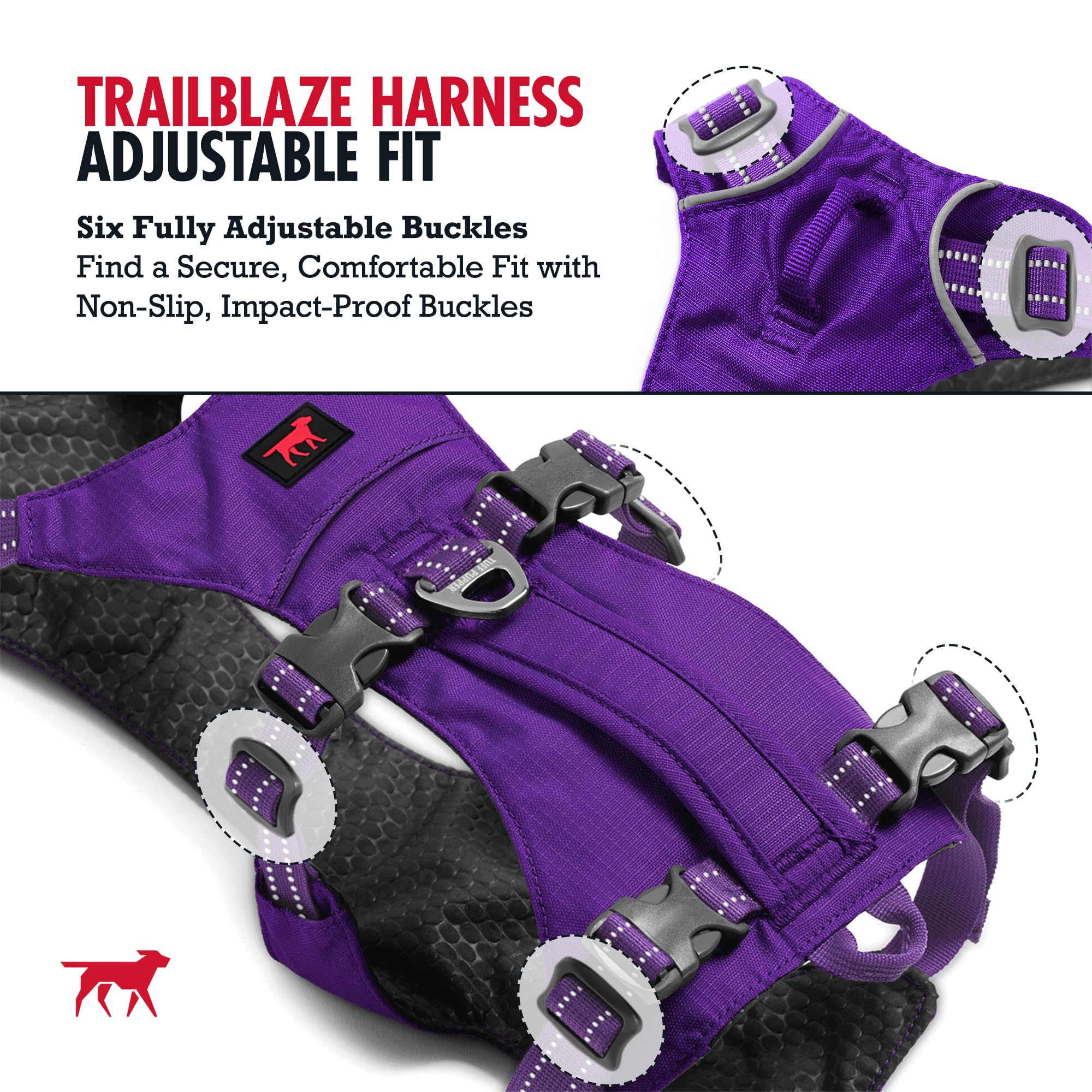 Tuff Pupper lift-and-assist handle for easy help over obstacles or into cars