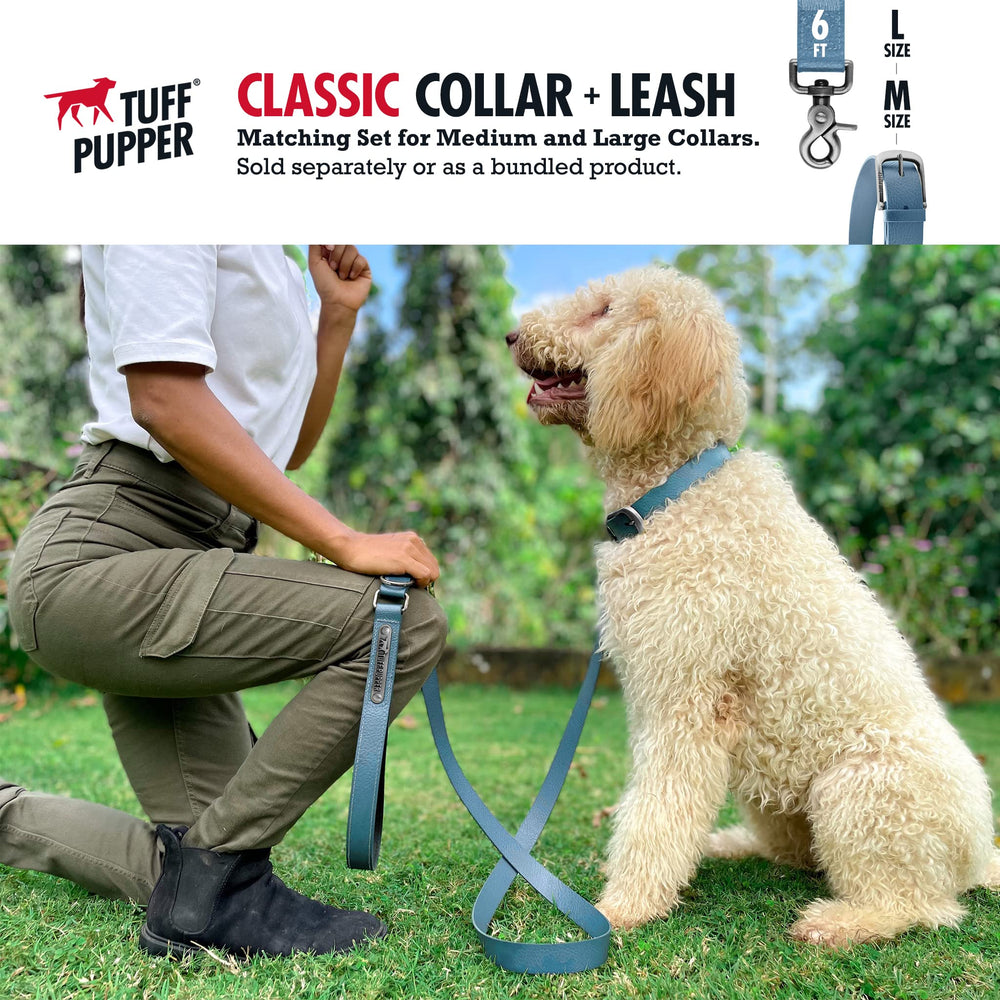 Tuff Pupper lightweight flexible design ensures comfortable wear on long walks.