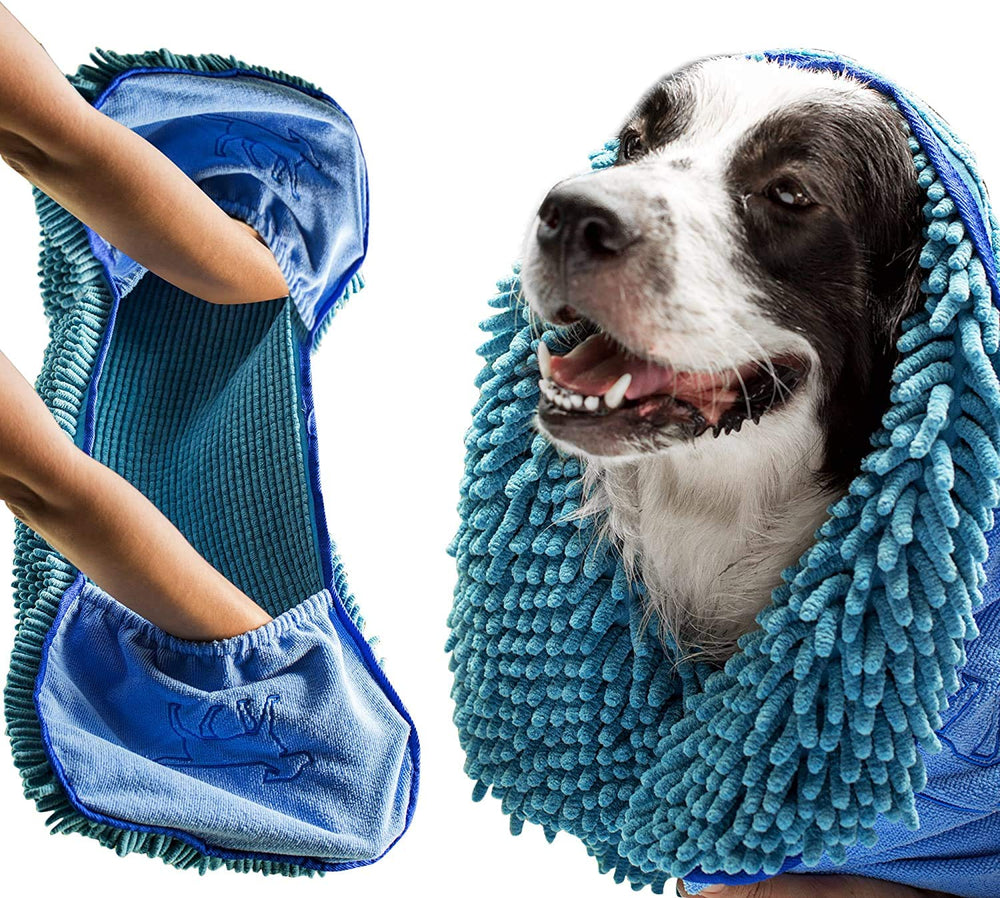 Tuff Pupper Microfiber Chenille absorbs up to 10x its weight for fast drying.