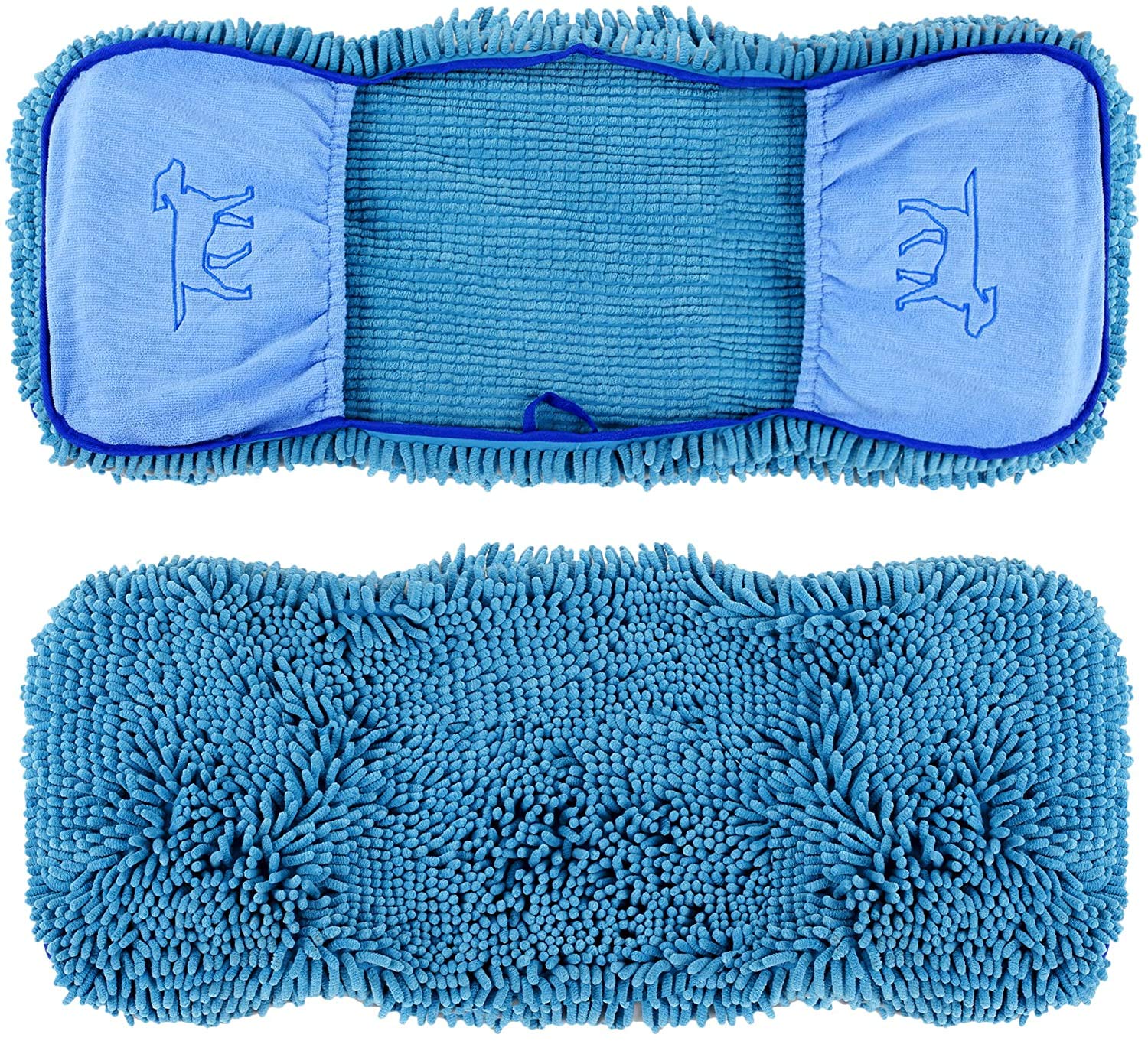 Tuff Pupper Noodles wick water and provide a gentle massage during drying.