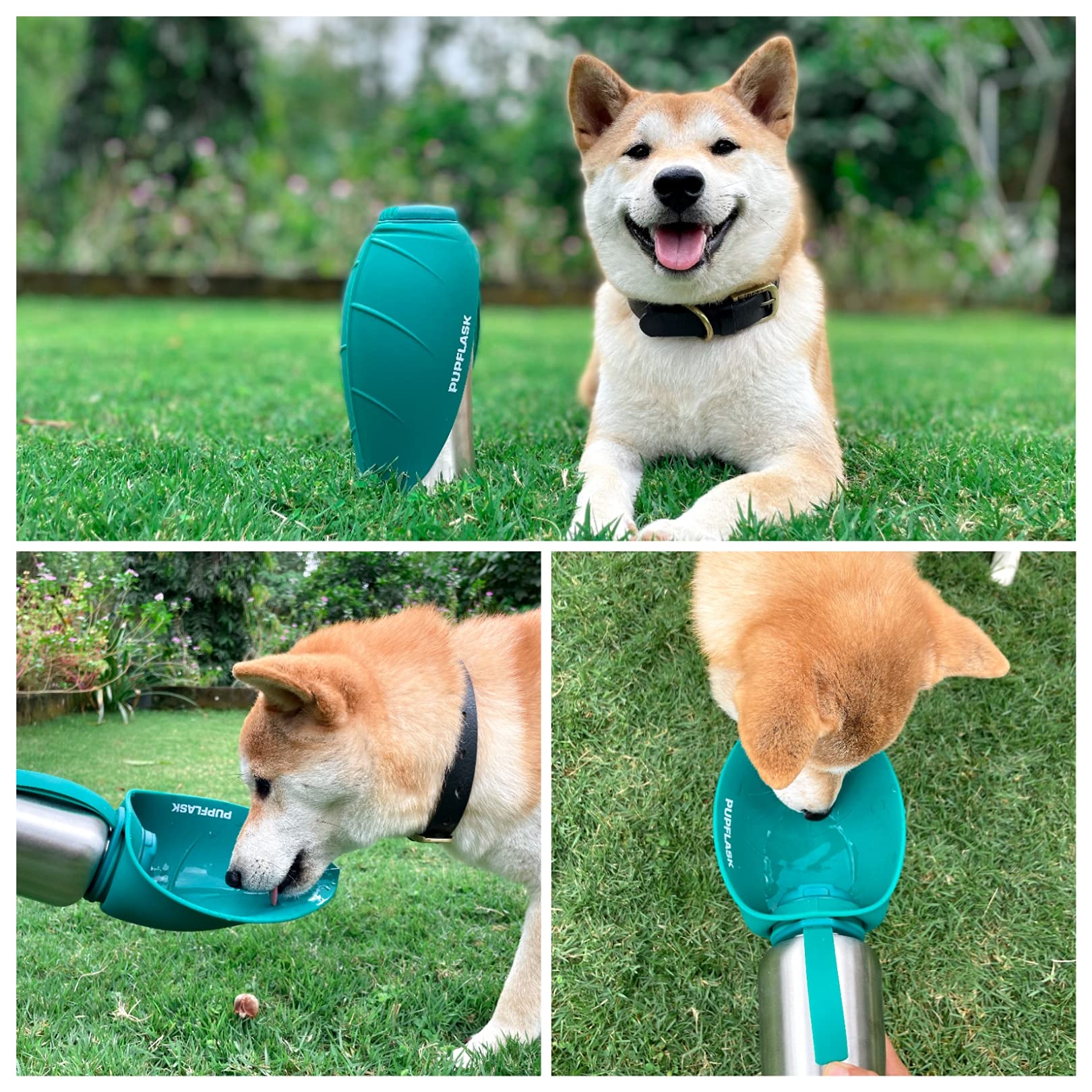 Tuff Pupper PupFlask stainless steel exterior for durable odor-free hydration