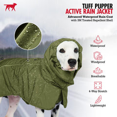 Tuff Pupper reflective trim visible during night walks