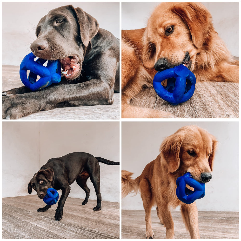 Tuff Pupper SuperChewy cage ball toy ideal for large breeds' robust play