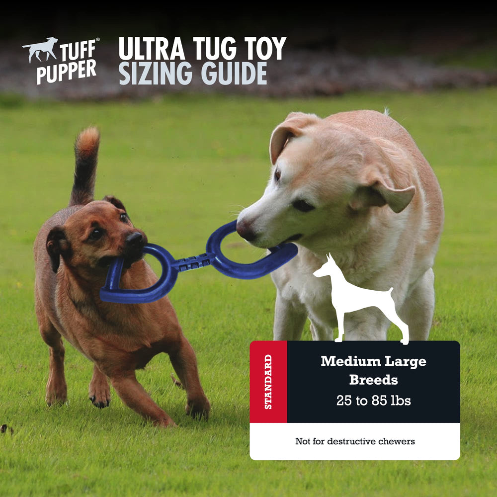 Tuff Pupper SuperChewy Tug Toy fostering dog bonding during play