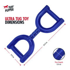 Tuff Pupper SuperChewy Tug Toy heavy-duty design for strong chewers