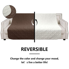 Tuffeel furniture protector blanket covers a chair to shield from stains and fur.