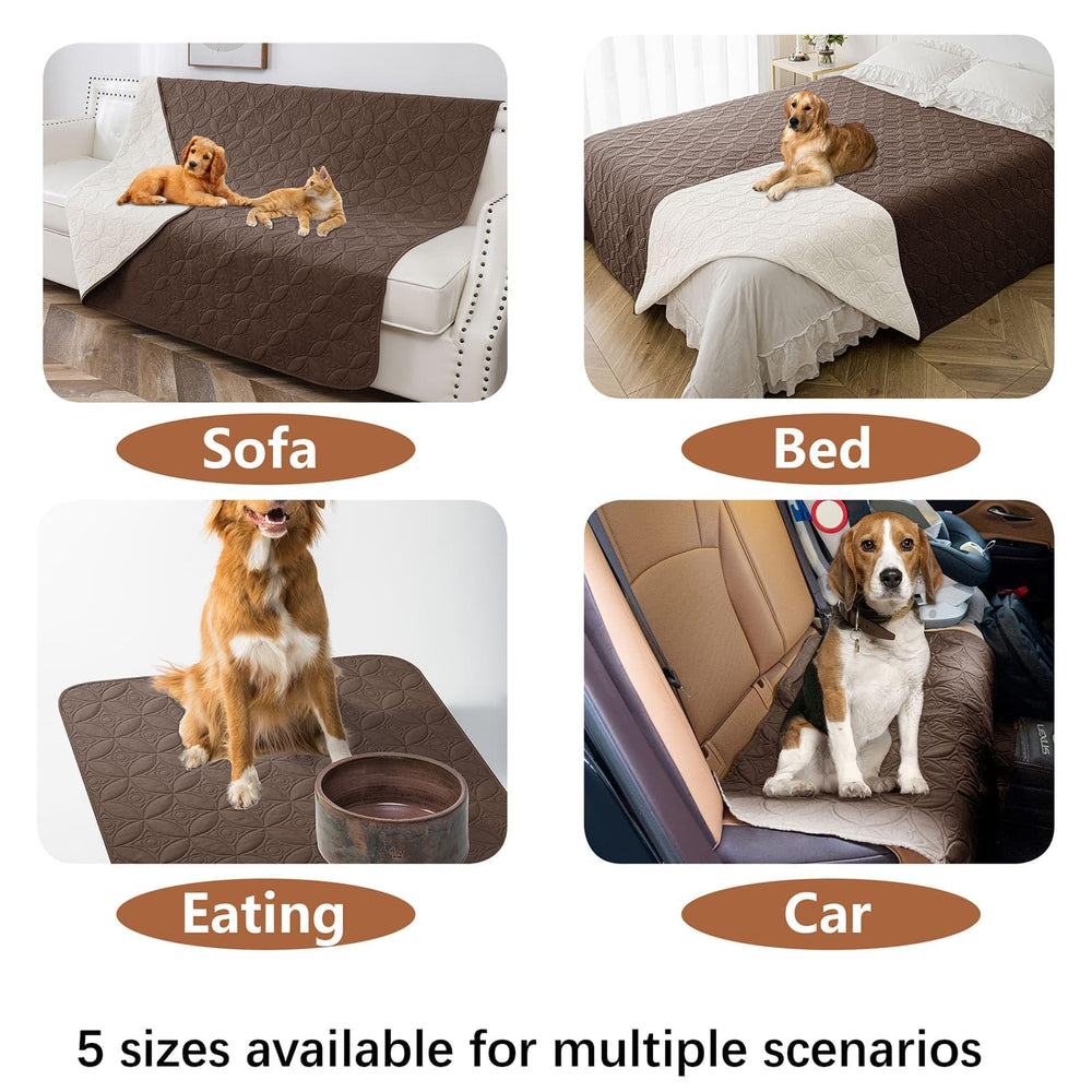 Tuffeel reversible chocolate-cream blanket offers two stylish looks.
