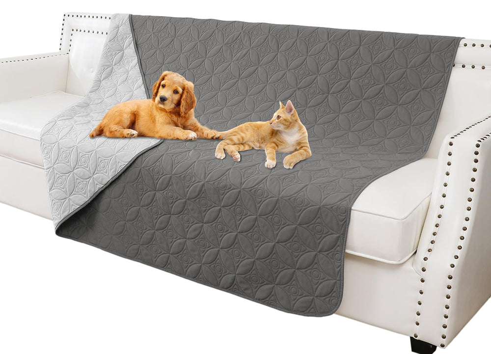Tuffeel waterproof dog blanket close-up shows soft fabric and durable stitching.