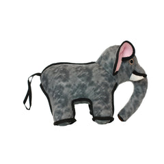 Tuffy elephant interactive play setup demonstrates toss and retrieve sessions