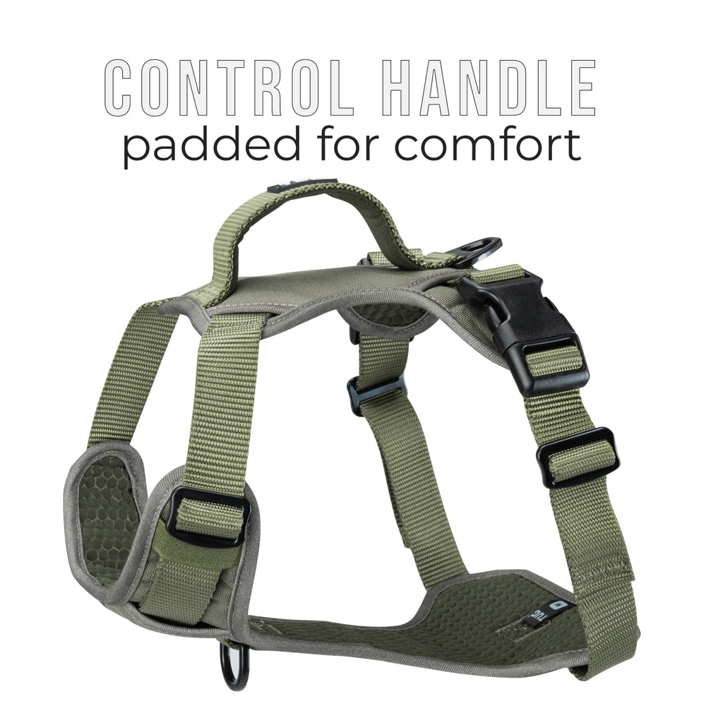 TUG dog harness adjustable fit provides secure comfort for different dog shapes.