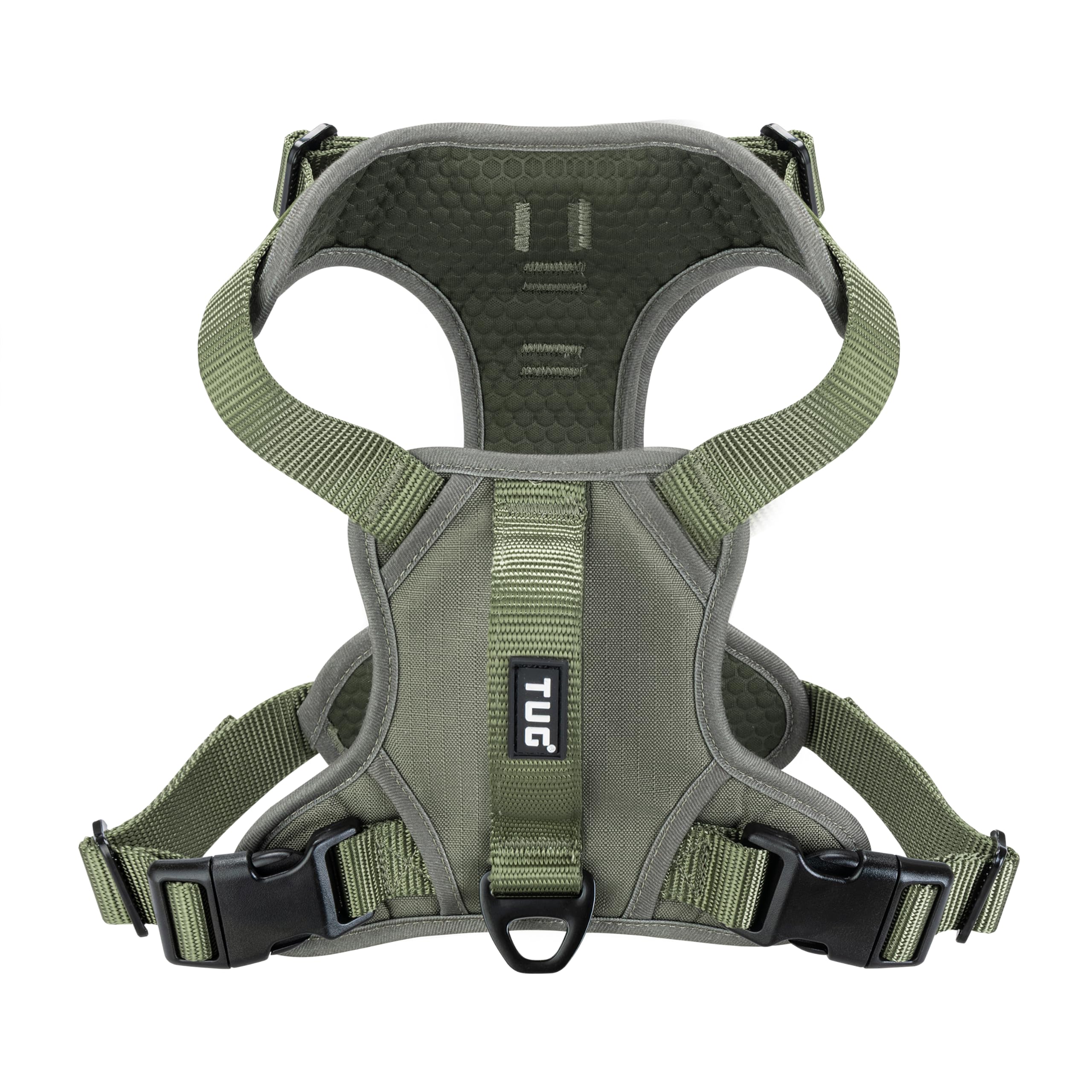 TUG dog harness front clip no-pull demonstrates redirecting pulling for calmer walks