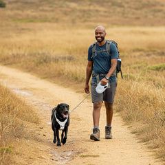 TUG dog harness water-resistant padded interior for comfortable walks in light rain