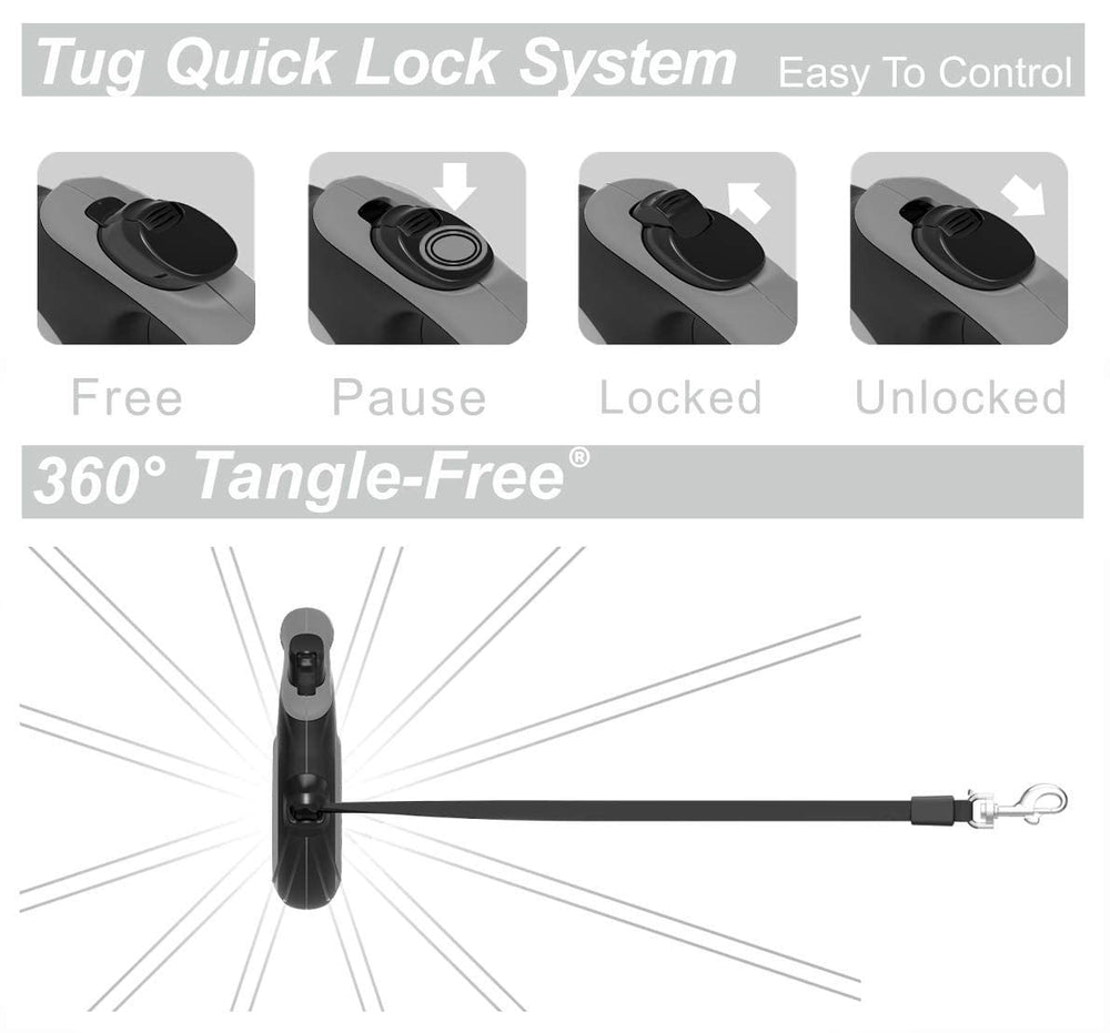 TUG internal coil supports consistent retraction.