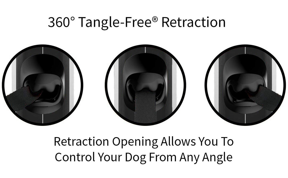 TUG one-handed lock leash with thumb control for quick adjustments
