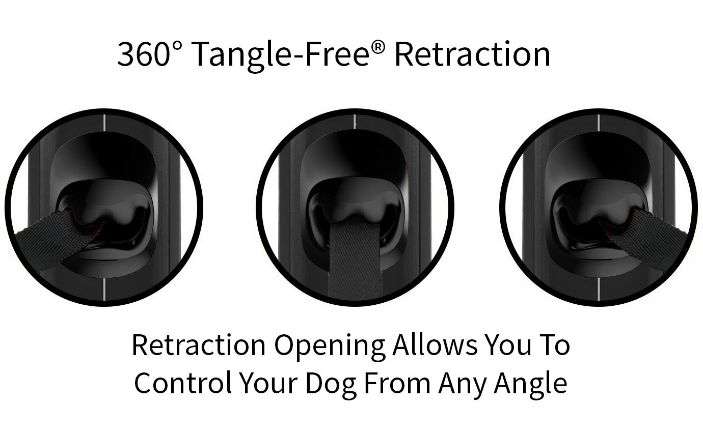TUG Oval ergonomic grip offers comfortable control on long walks.