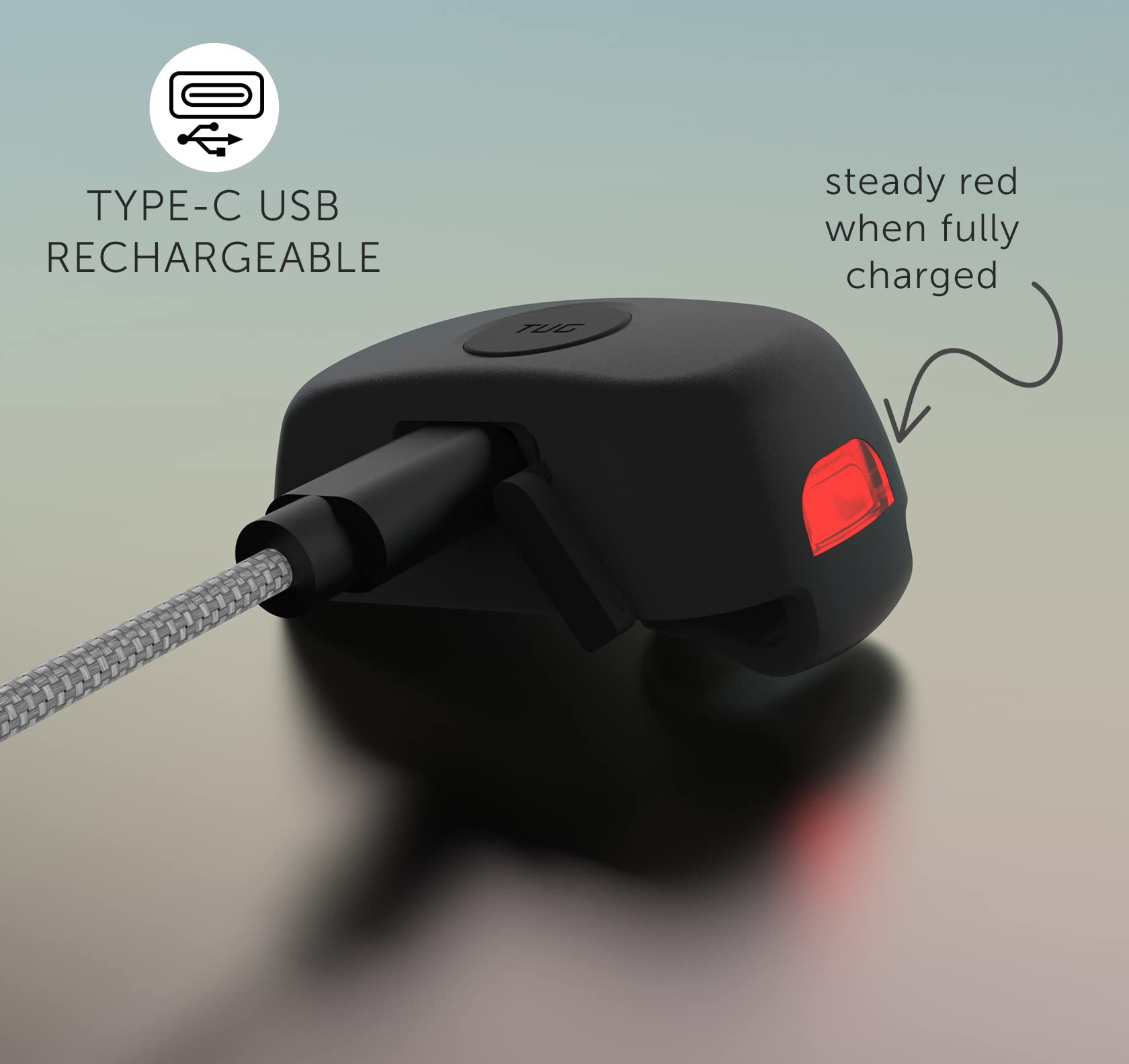 TUG Oval integrated waste bag dispenser pocket ready for quick cleanups.