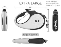 TUG XL 26ft retractable tape extends range for outdoor exploration.
