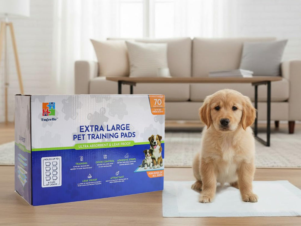 Tugzelle Fresh Scent extra-large pad six-layer absorption for leak protection and dry floors