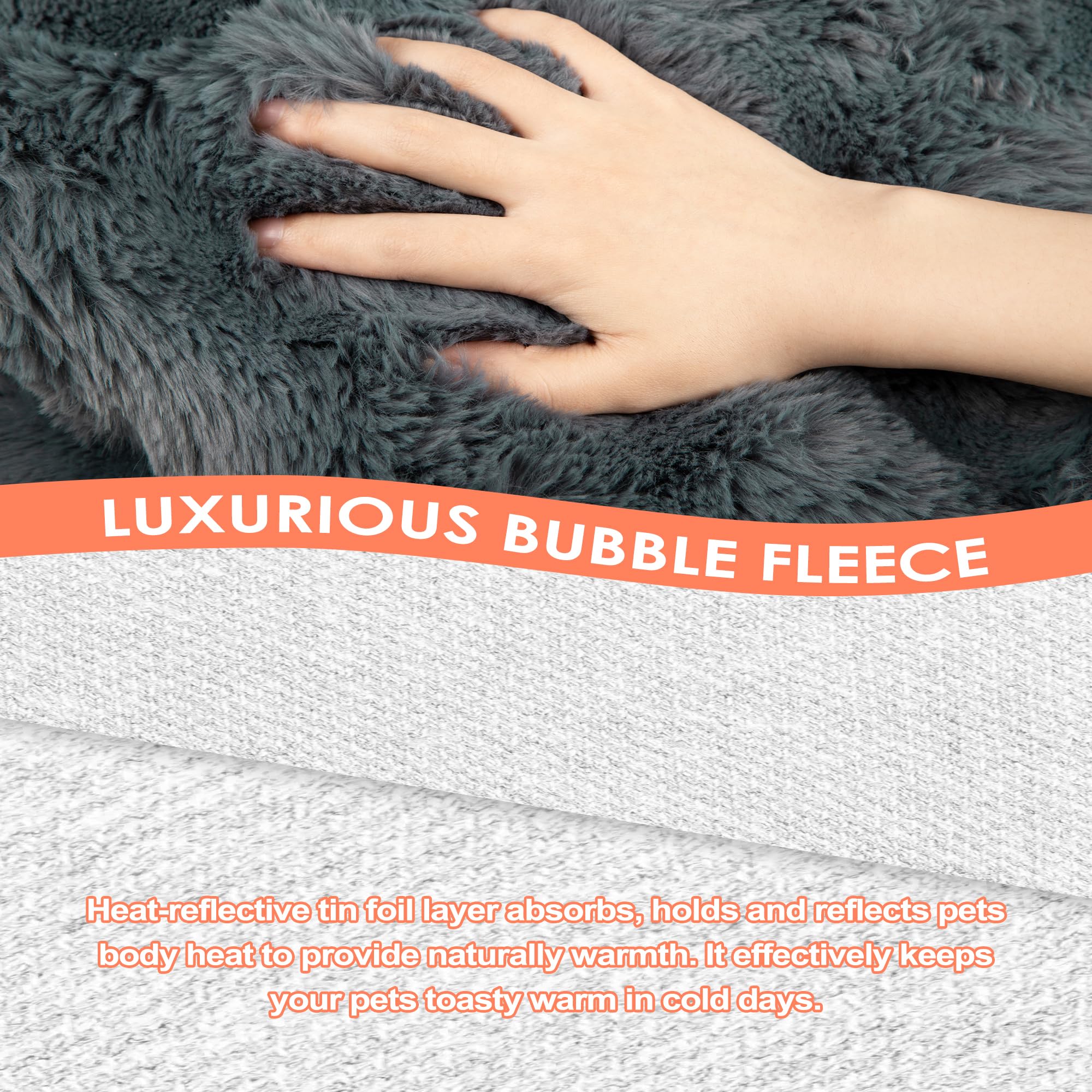 Tuiskusa cat bed cave nest-setup shows deep-pocket entrance for easy retreat.