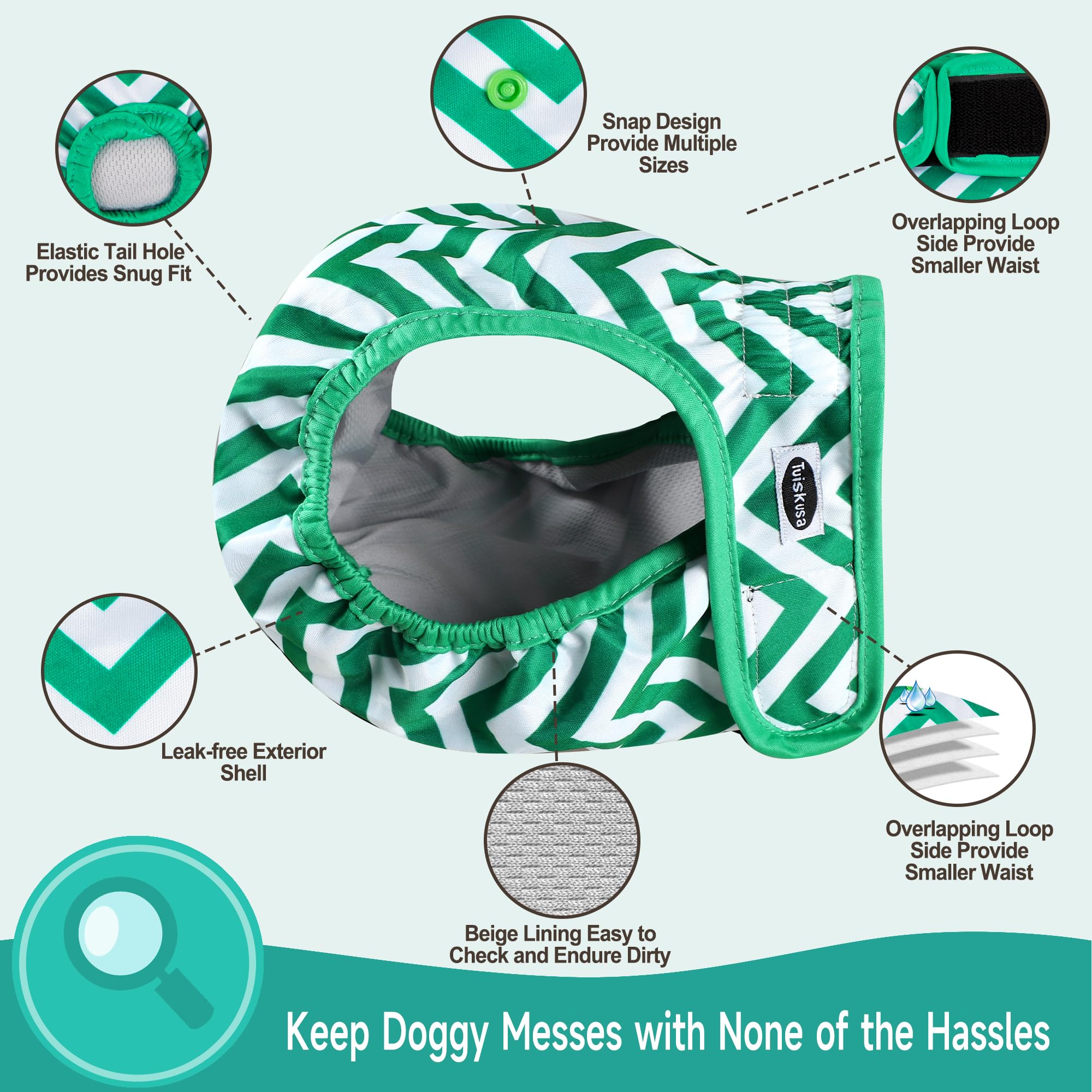 Tuiskusa breathable material keeps dogs comfy during wear