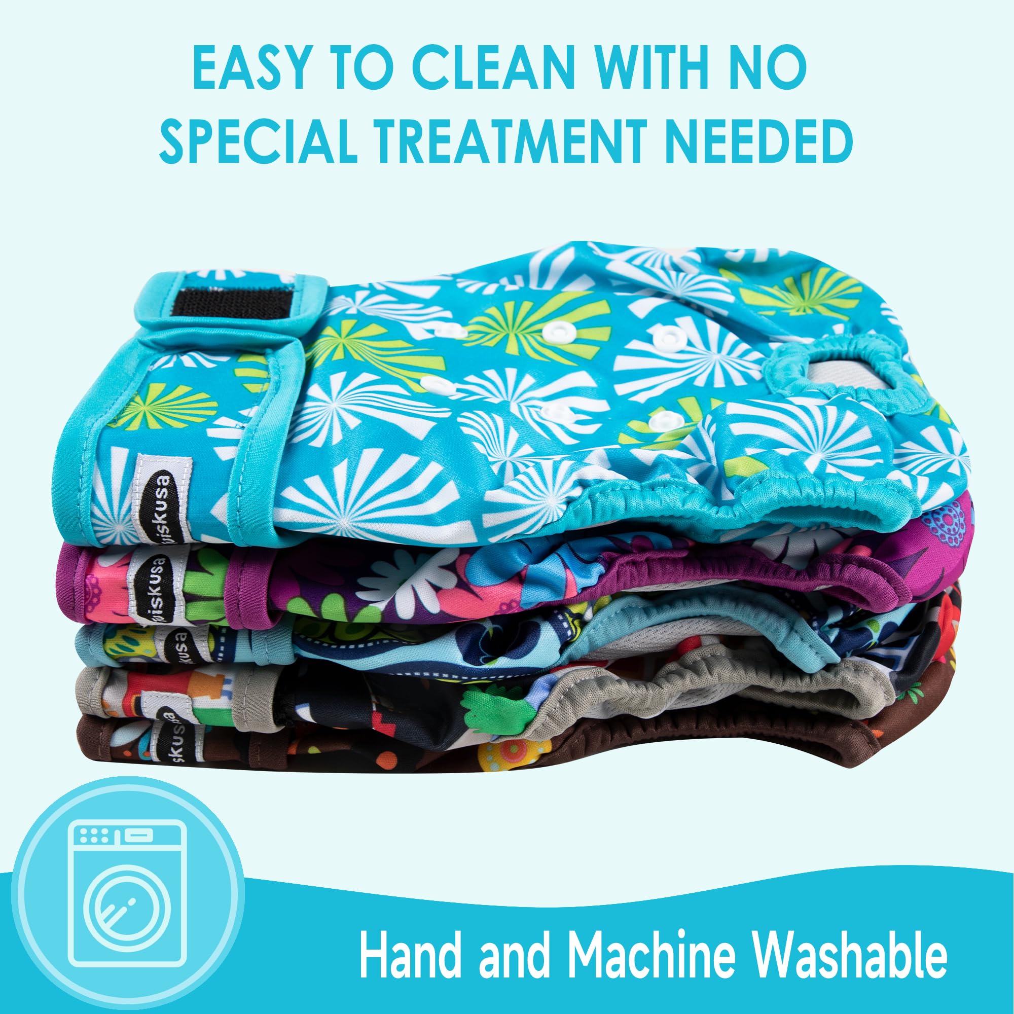 Tuiskusa easy-clean-reuse design simplifies washing and reuse.