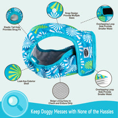 Tuiskusa dog diapers washable-material closeup emphasizes soft breathable fabric and durability.