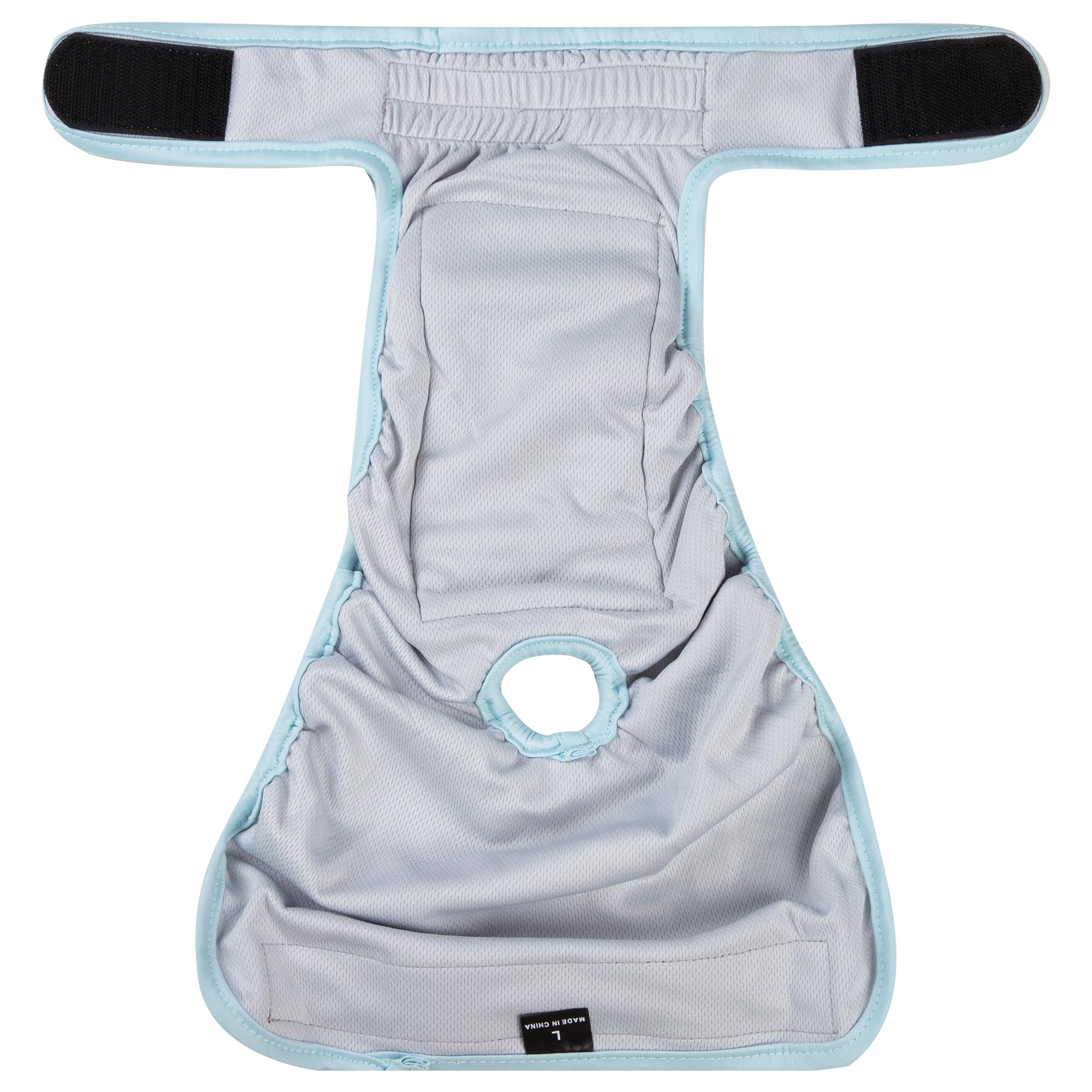 Tuiskusa reusable diapers in stylish, discreet designs blend with your dog’s coat.