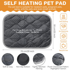 Tujoe self-warming cat mat soft plush fabric for gentle paw contact and cuddling