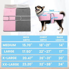 TUKOAW dog coat 2-pack side view showing adjustable waistband