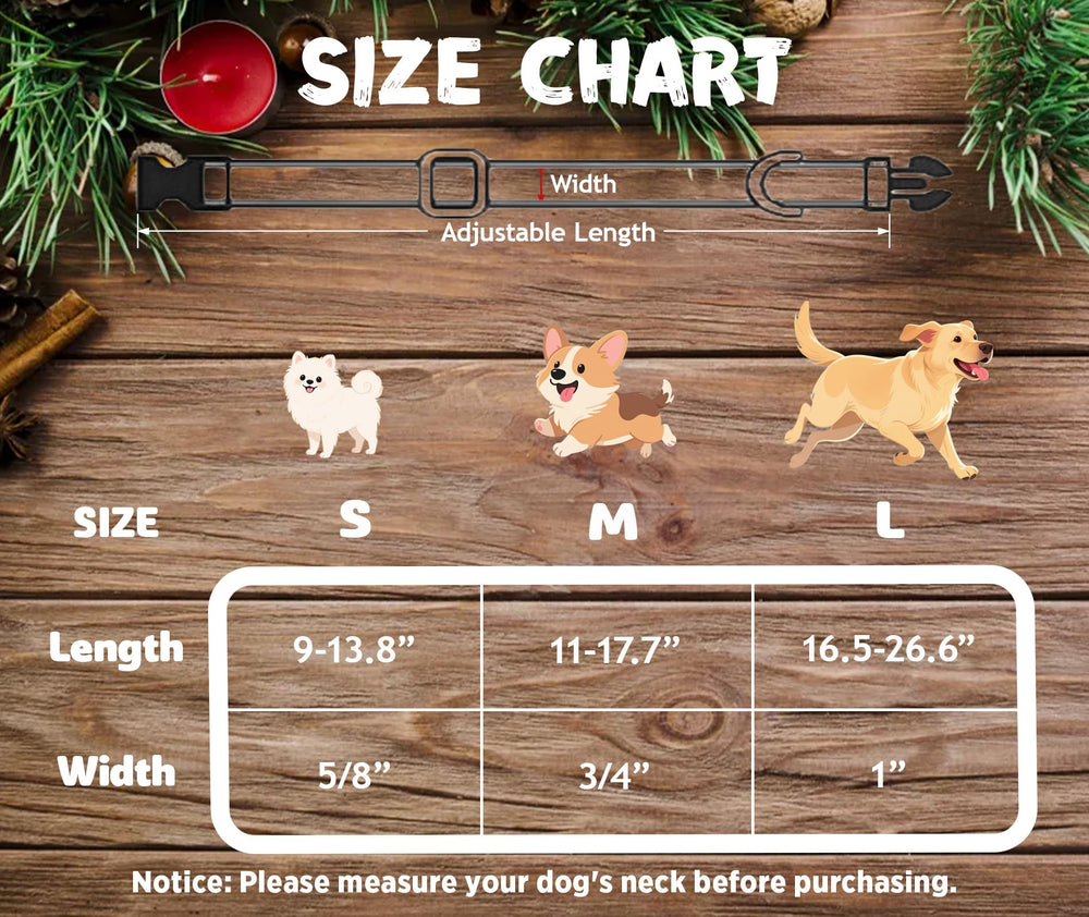 Tunkoo dog collar Christmas plaid care wash demonstrates easy cleaning