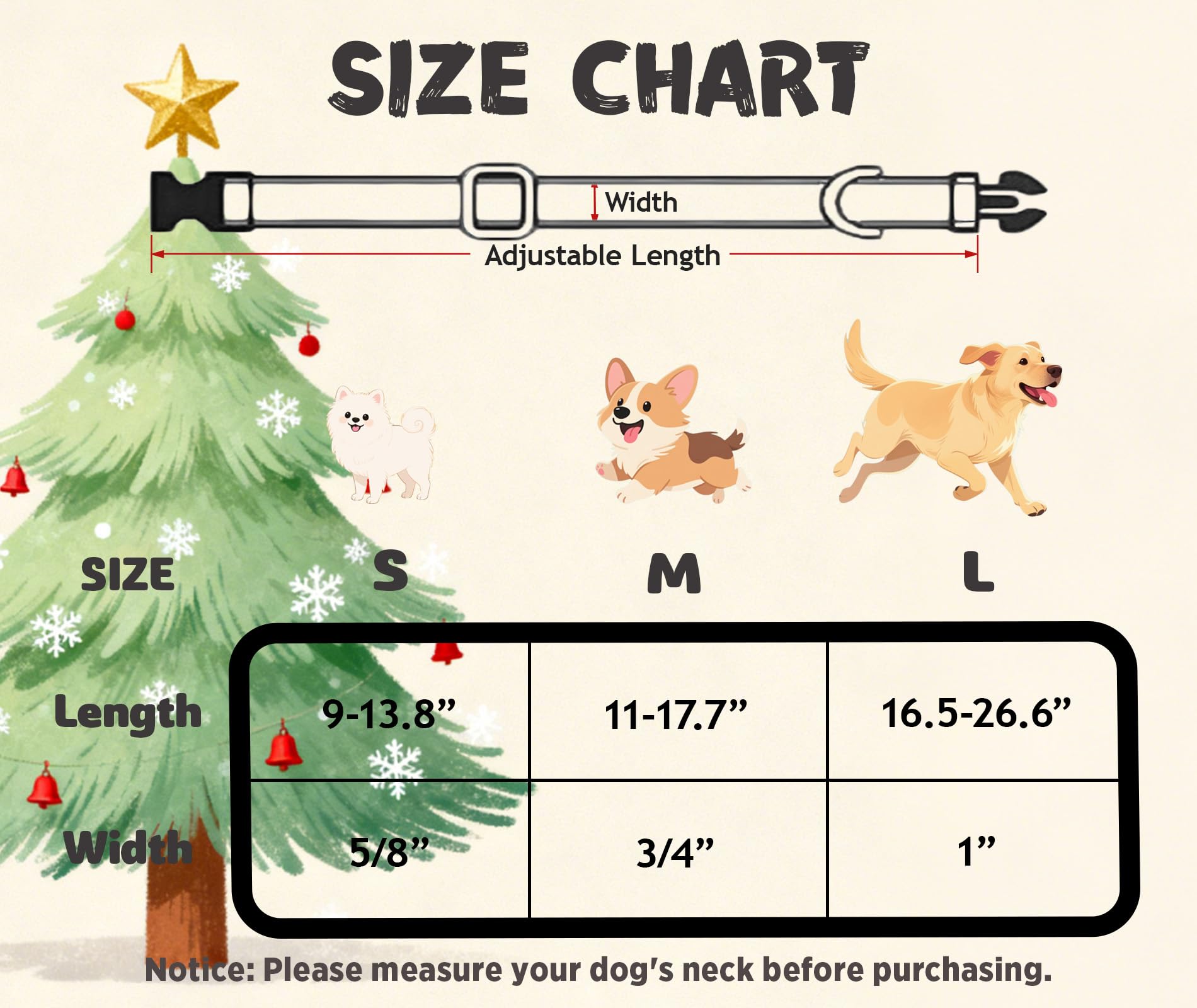 Tunkoo large plaid collar for bigger dogs like Goldens and Labs.