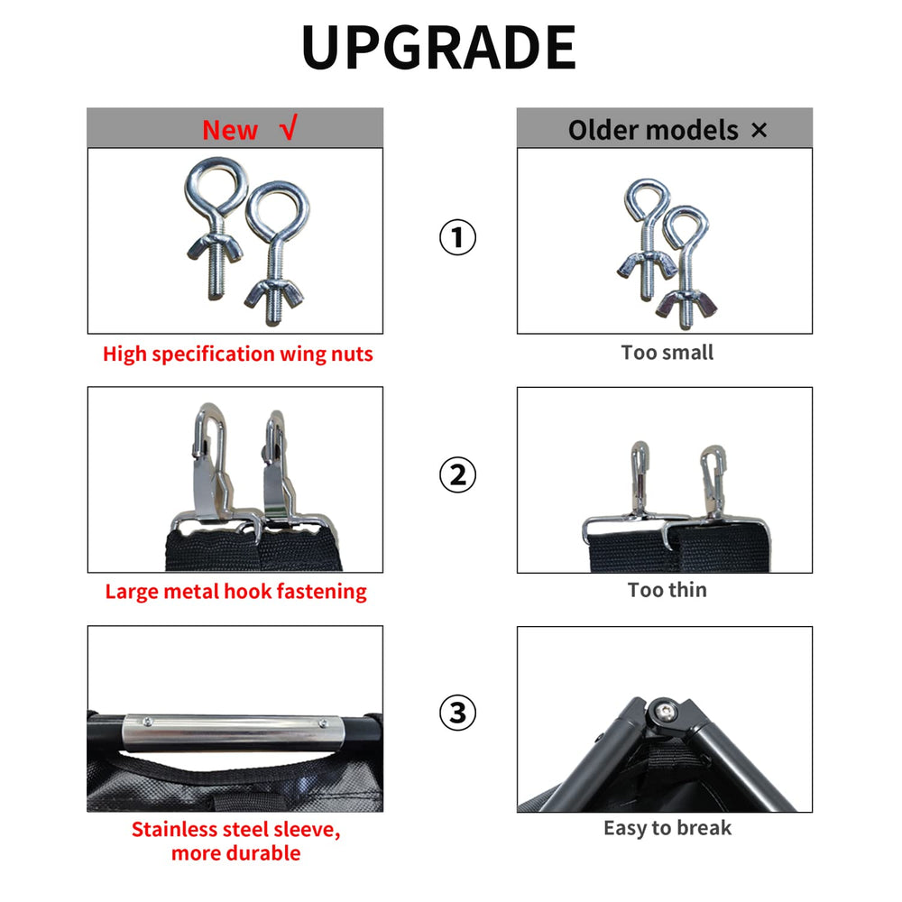 TUNTROL foldable pet stretcher folded for compact storage and quick setup.