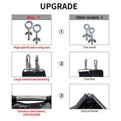 TUNTROL foldable pet stretcher folded for compact storage and quick setup.