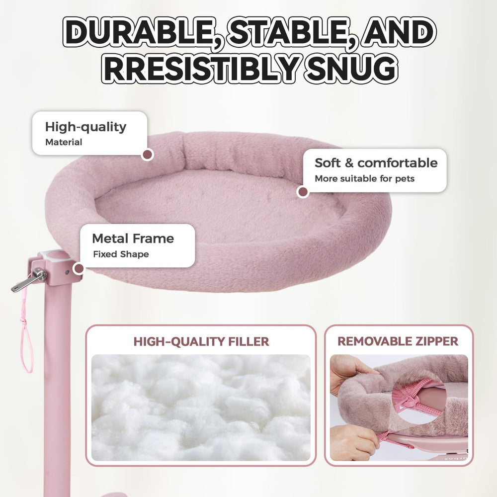Turbosus noise-reducing mat and cushioned base soften jumps and reduce desk noise.