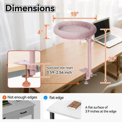 Turbosus tool-free clamp setup enables quick installation on your desk.