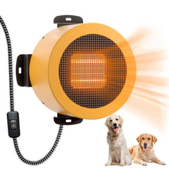 TURBRO Neighborhood Dog House Heater mounted on wall for easy installation and warmth