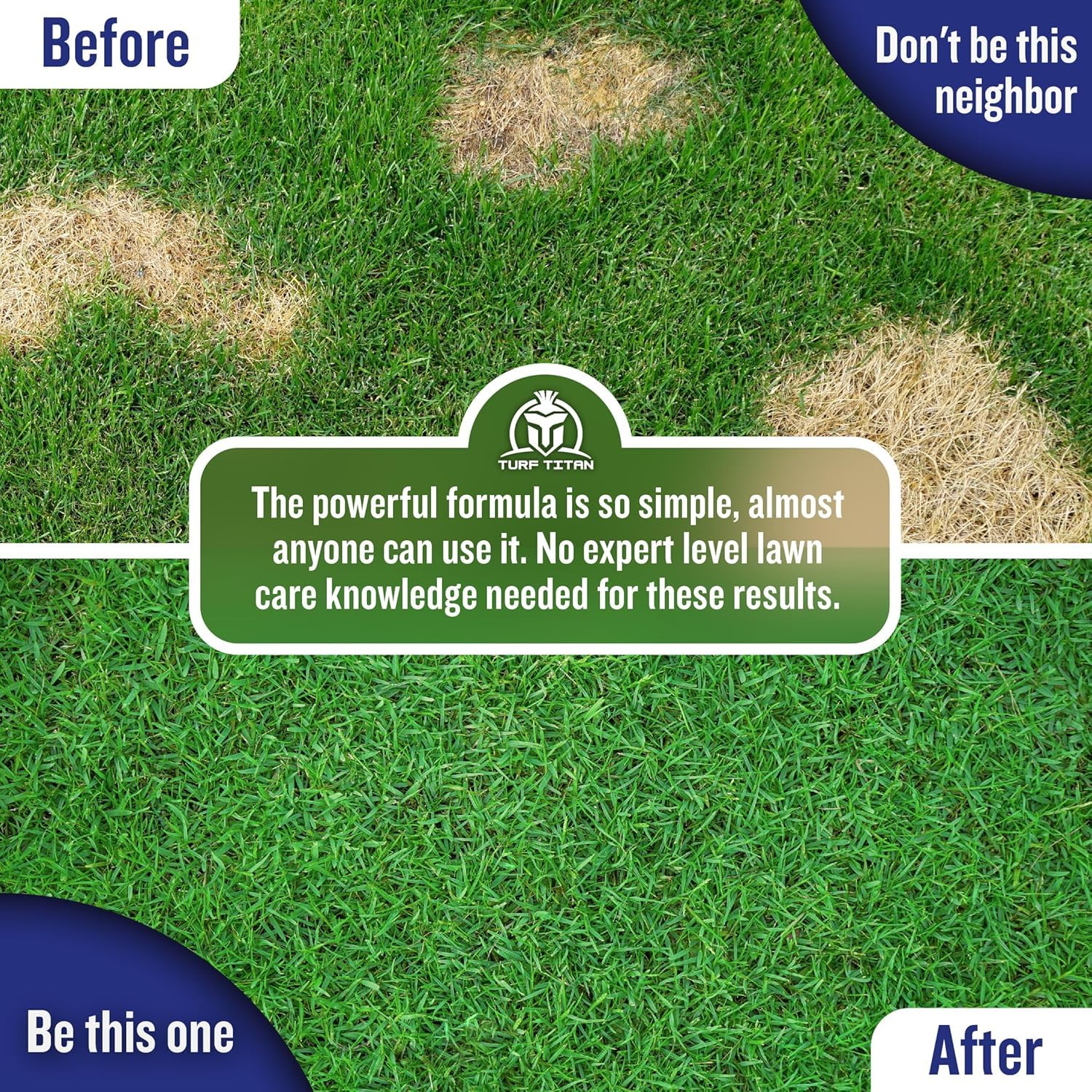 Turf Titan K9 Correcter pet-safe-formula demonstrates safe play areas