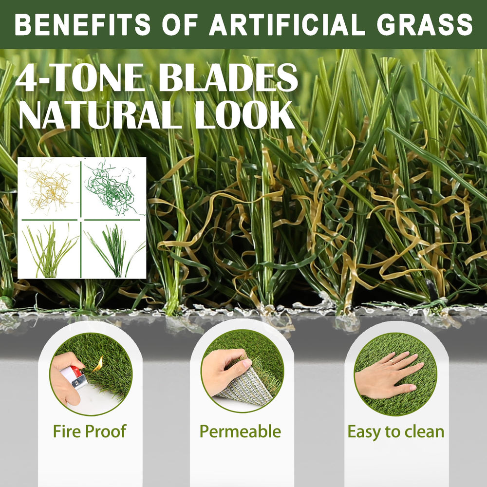 TURF XPRESS realistic grass detail highlighting natural look and paw-friendly feel