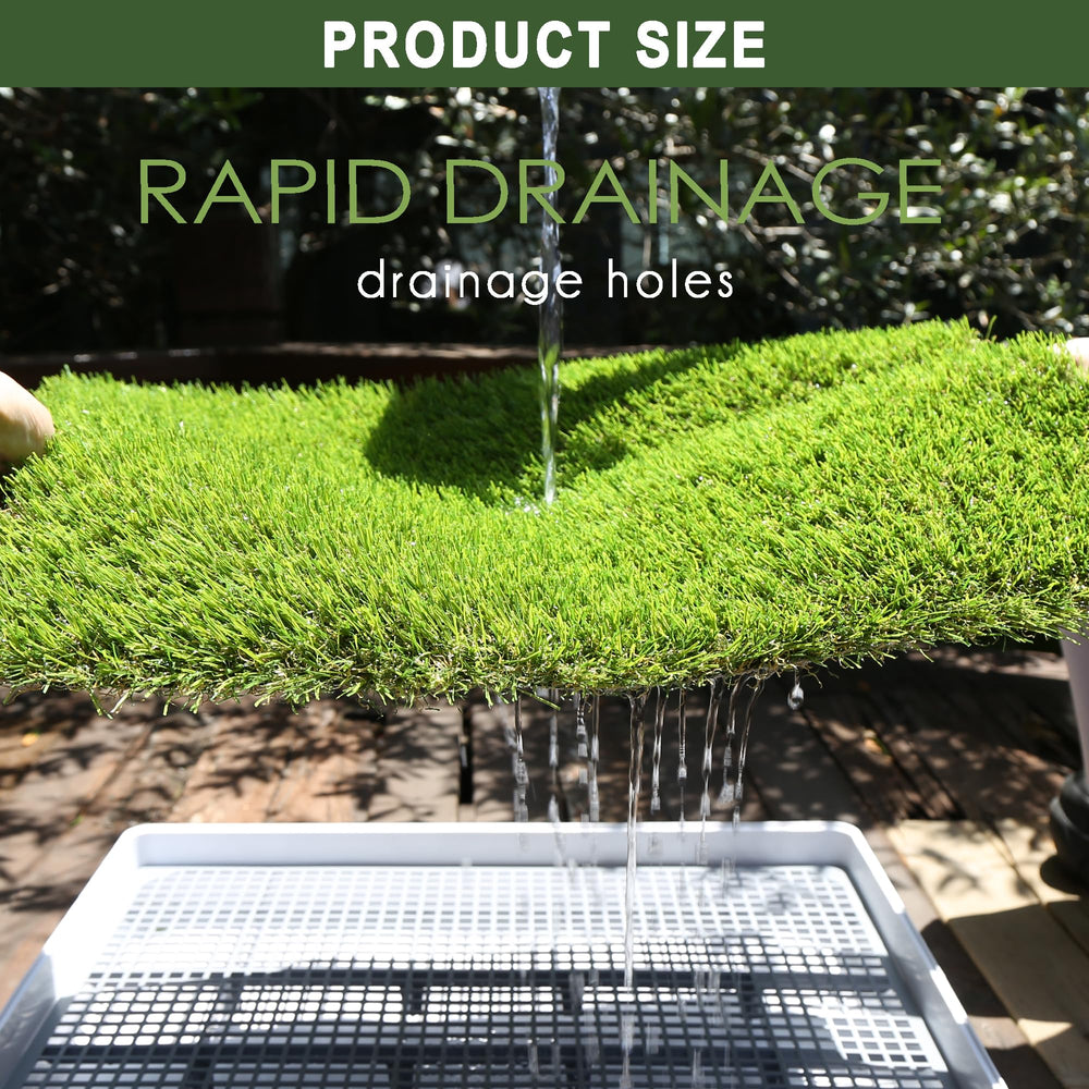 TURF XPRESS easy-clean surface after rinsing with mild detergent