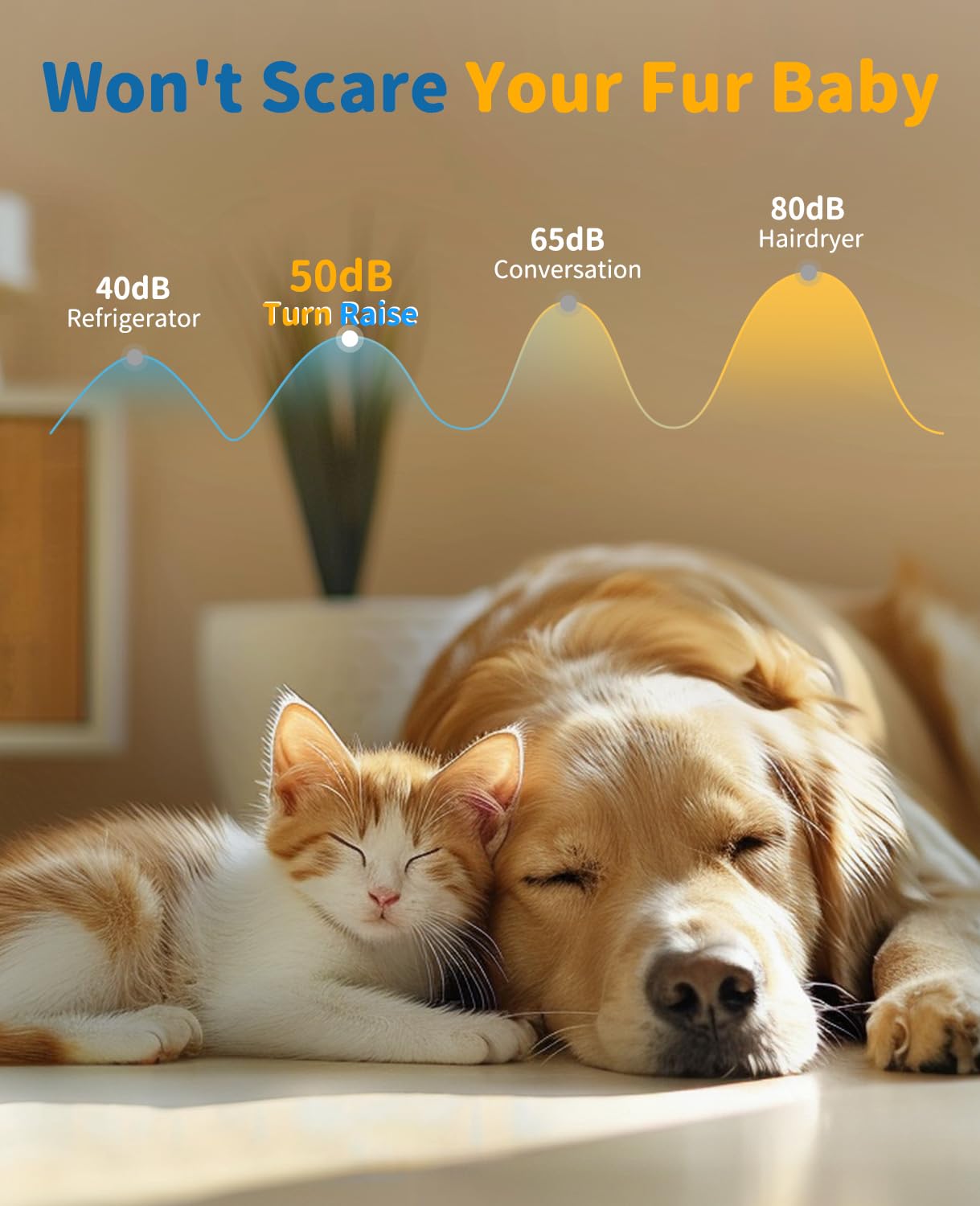 Turn Raise pet grooming kit featuring ceramic blade for safe, smooth cuts.