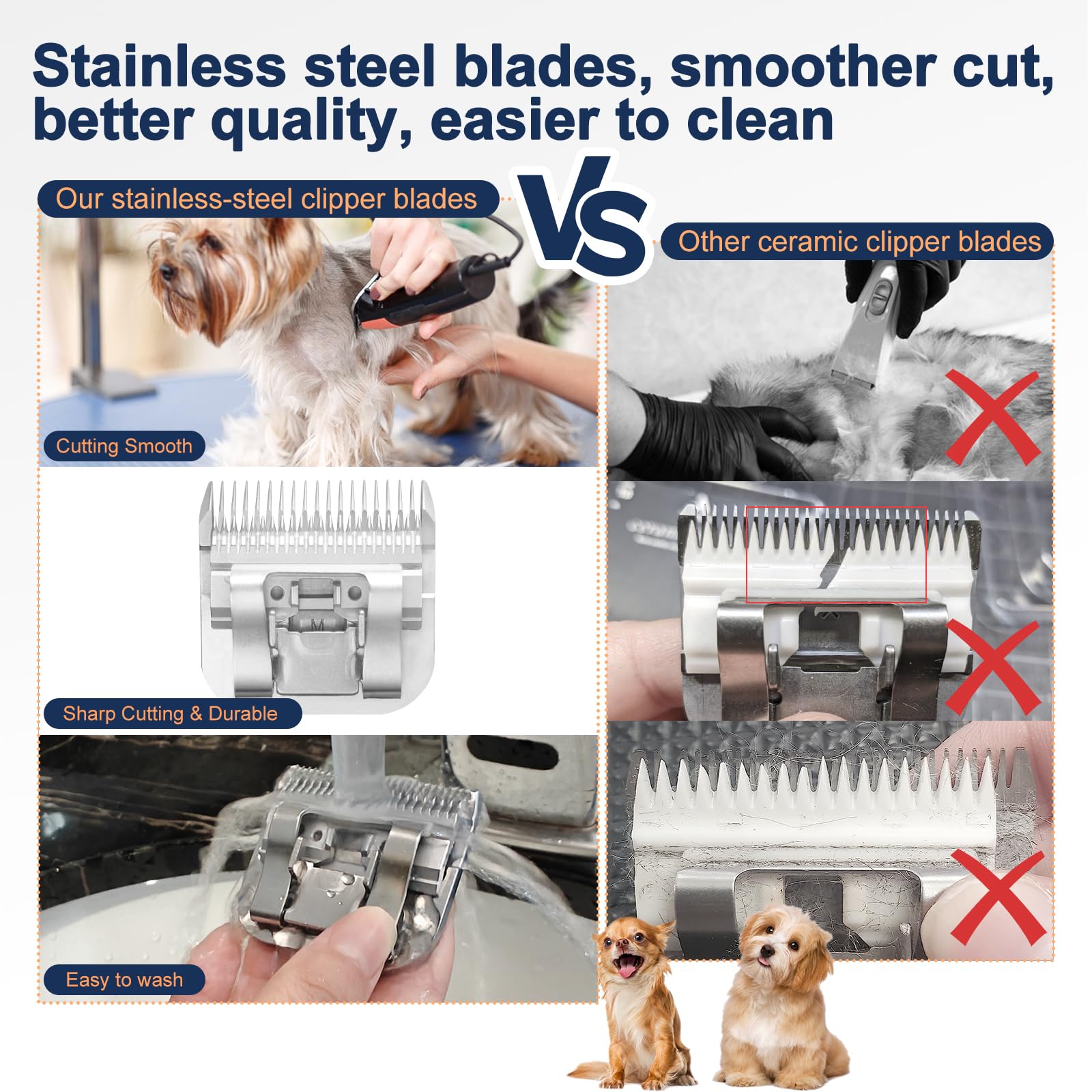 Tutuosto 5FC blade close-up stainless-steel surface highlights corrosion resistance.