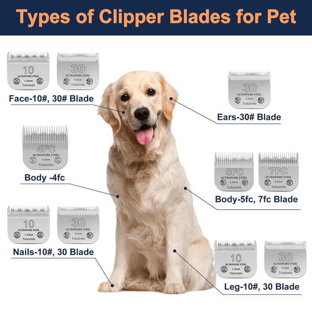 Tutuosto dog grooming clipper session demonstrates smooth trimming.