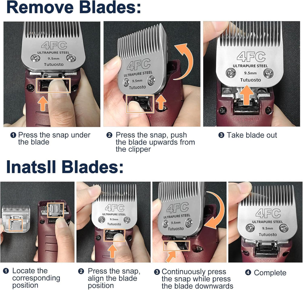Tutuosto blades are easy to clean and rustproof for quick maintenance