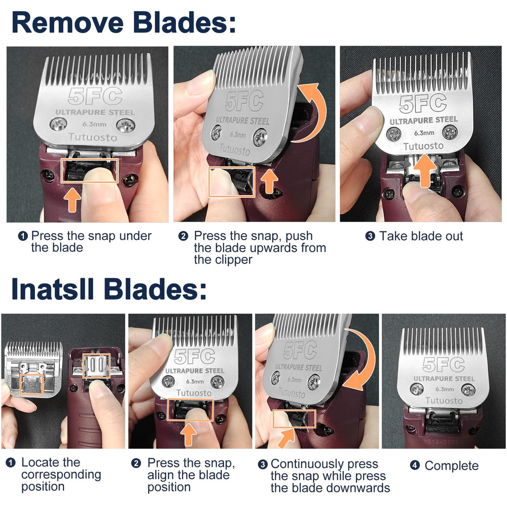 Tutuosto heat-resistant blade in action provides cooler operation during sessions.