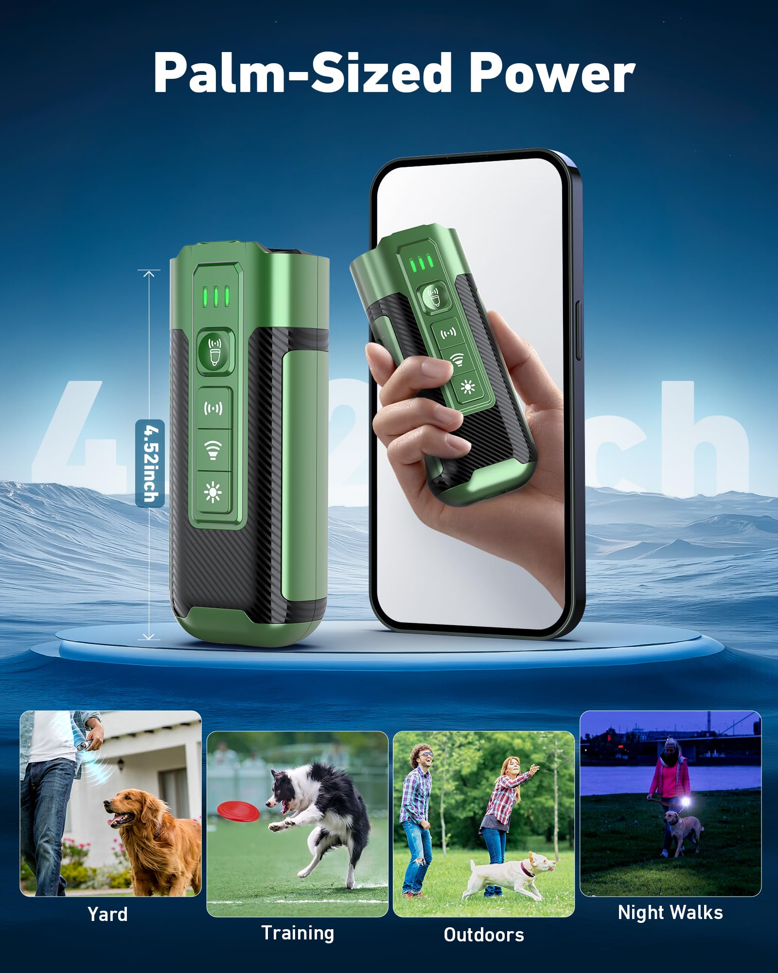 TUITUITA device charges quickly via USB for long standby.