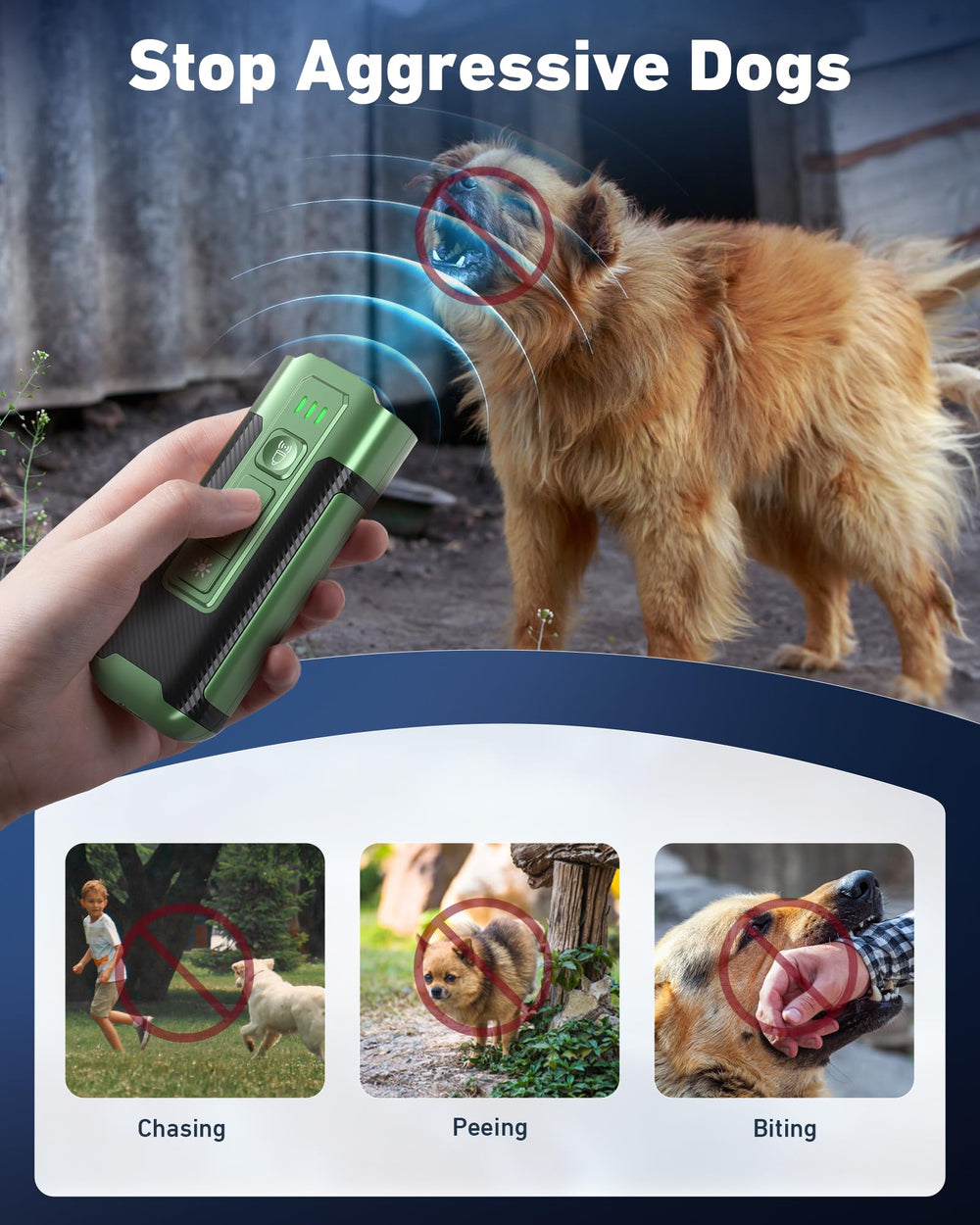 TUITUITA deterrent includes vibration buzzer to reinforce training cues.