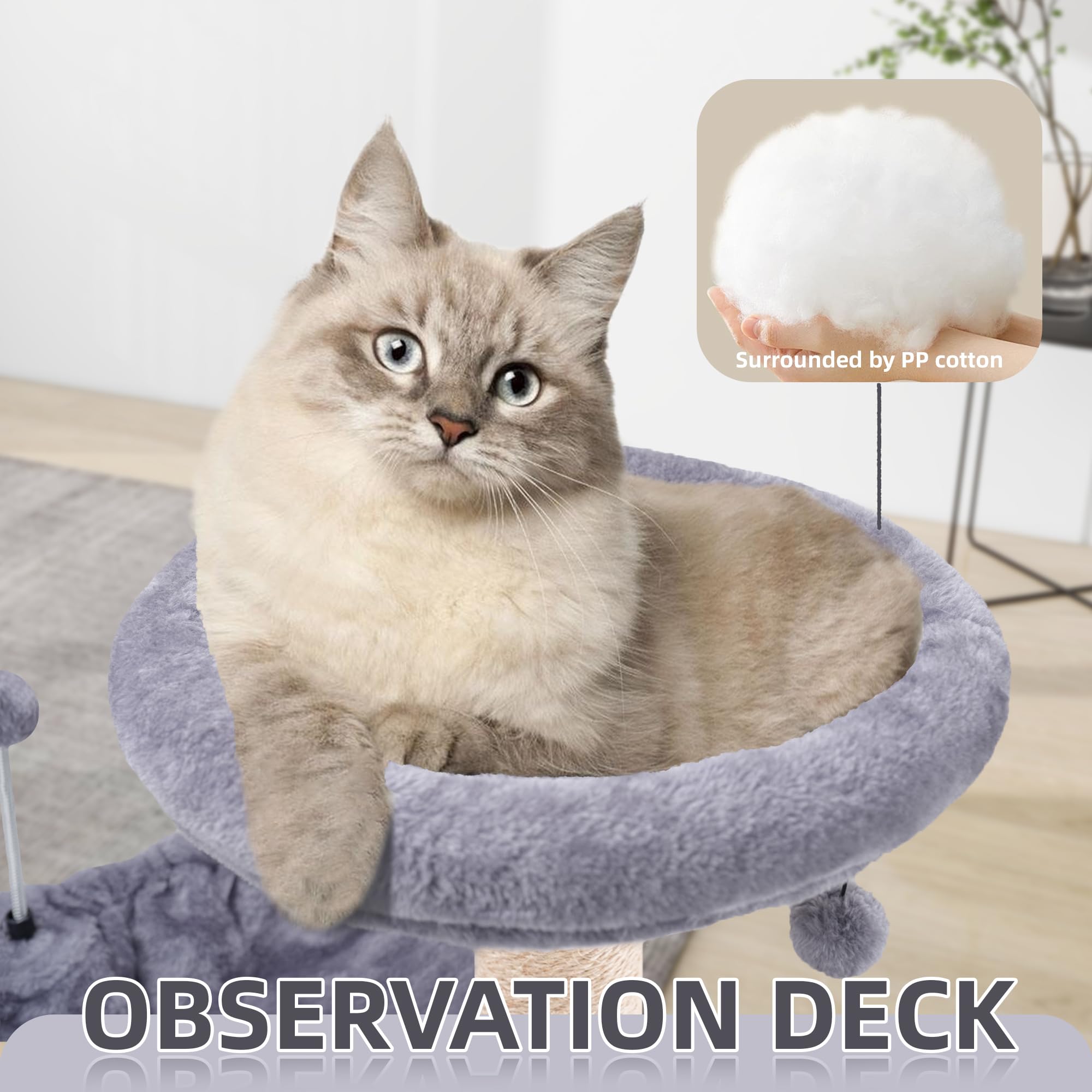 TWDEPART cat tree assembly instructions ship with quick, simple setup guidance