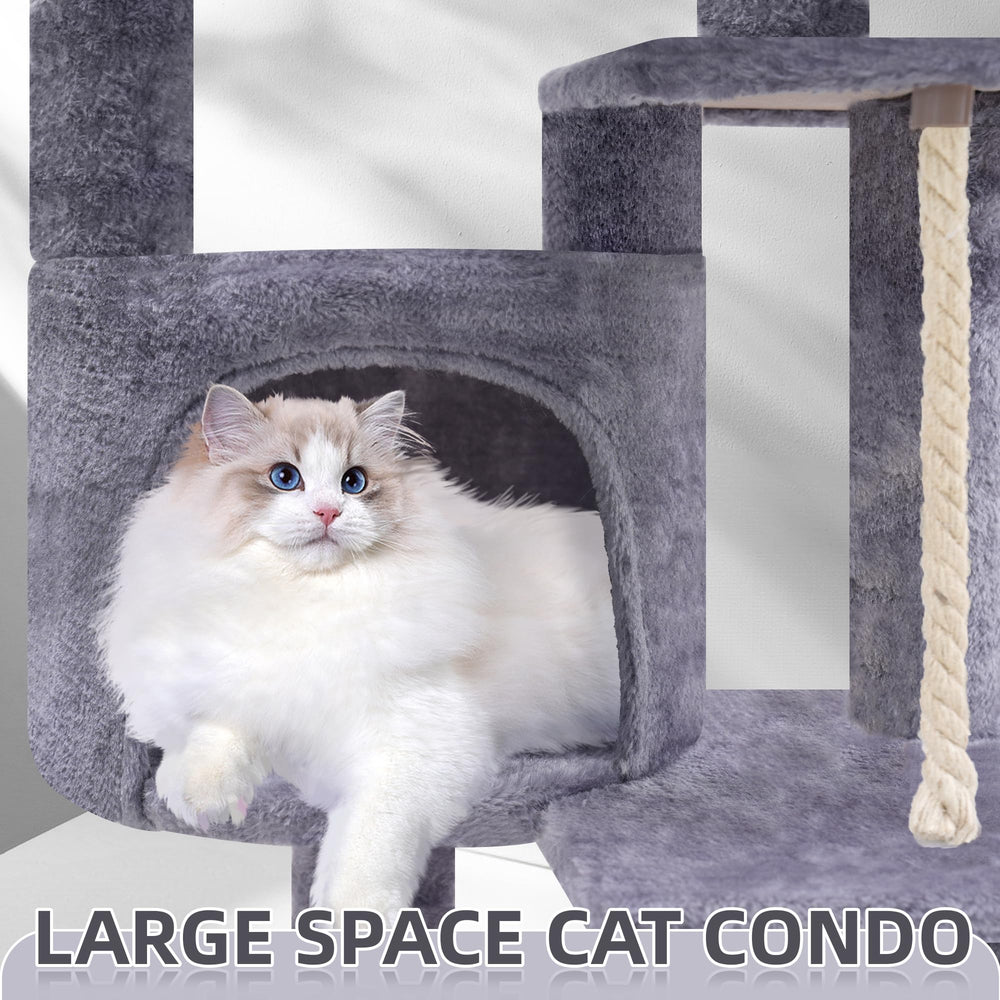TWDEPART cat tree spring-balls add interactive play and mental stimulation