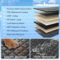 Twesync dog seat cover door protectors protect doors from scratches